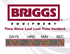 Time since last lost time incident sign for Briggs equipment design.