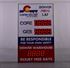 Picture of Custom Electronic Safety Sign with Three Large Counters (60Hx36W)