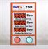 Picture of Custom Stoplight Safety Sign with Three Large Counters (60Hx36W)