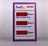 Picture of Custom Electronic Safety Sign with Three Large Counters (60Hx36W)