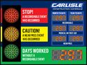 Picture of Stoplight Sign with Large Display and Six Small Displays (36Hx48W)